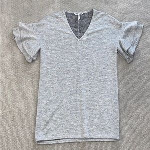 BCGB ruffle sleeve dress